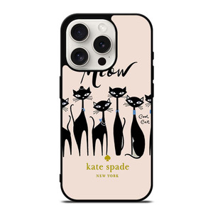 KATE SPADE MEOW CAT iPhone 15 Pro Case Cover