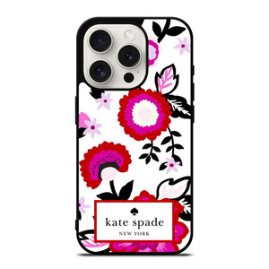 KATE SPADE NEW YORK FLOWER ART iPhone 15 Pro Case Cover KATE SPADE NEW YORK FLOWER ART iPhone 15 Pro Case Cover