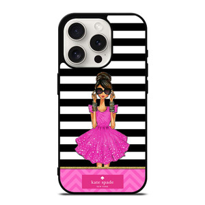 KATE SPADE PINK GIRLS iPhone 15 Pro Case Cover
