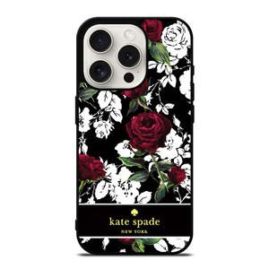 KATE SPADE ROSE RED WHITE iPhone 15 Pro Case Cover