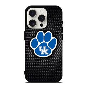 KENTUCKY WILDCATS METAL LOGO iPhone 15 Pro Case Cover
