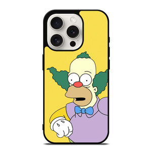 KRUSTY THE CLOWN CARTOON iPhone 15 Pro Case Cover KRUSTY THE CLOWN CARTOON iPhone 15 Pro Case Cover