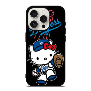 LA DODGERS HELLO KITTY BASEBALL iPhone 15 Pro Case Cover