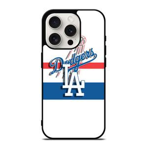 LA DODGERS WHITE STIPS iPhone 15 Pro Case Cover