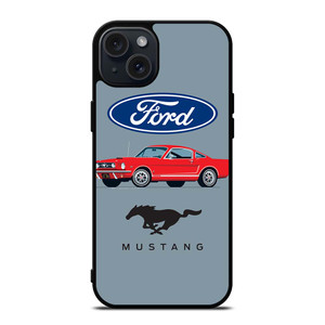 1965 FORD MUSTANG ILLUSTRATION iPhone 15 Plus Case Cover 1965 FORD MUSTANG ILLUSTRATION iPhone 15 Plus Case Cover
