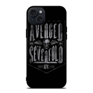 A7X AVENGED SEVENFOLD LOGO iPhone 15 Plus Case Cover A7X AVENGED SEVENFOLD LOGO iPhone 15 Plus Case Cover