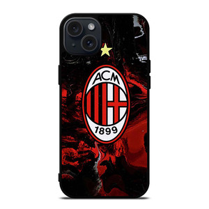 AC MILAN MARBLE LOGO iPhone 15 Plus Case Cover
