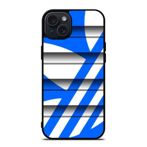 ADIDAS SLICED LOGO BLUE  iPhone 15 Plus Case Cover