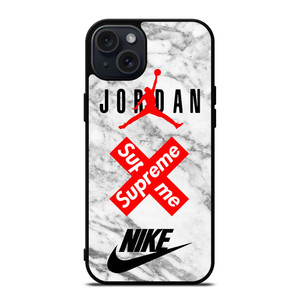 AIR JORDAN MARBLE SUPREME NIKE iPhone 15 Plus Case Cover AIR JORDAN MARBLE SUPREME NIKE iPhone 15 Plus Case Cover