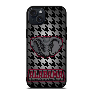ALABAMA CRIMSON FOOTBALL SYMBOL iPhone 15 Plus Case Cover ALABAMA CRIMSON FOOTBALL SYMBOL iPhone 15 Plus Case Cover