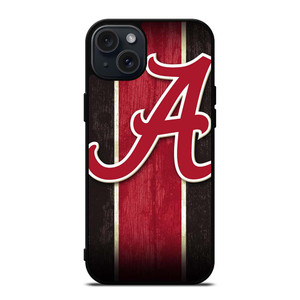 ALABAMA CRIMSON TIDE SYMBOL LOGO iPhone 15 Plus Case Cover ALABAMA CRIMSON TIDE SYMBOL LOGO iPhone 15 Plus Case Cover
