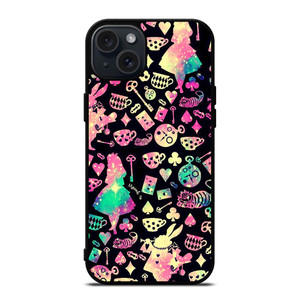 ALICE IN WONDERLAND COLLAGE iPhone 15 Plus Case Cover ALICE IN WONDERLAND COLLAGE iPhone 15 Plus Case Cover
