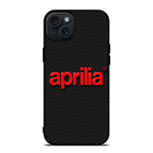 APRILIA MOTOR CARBON LOGO iPhone 15 Plus Case Cover