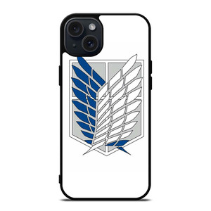 ATTACK ON TITAN ANIME SYMBOL iPhone 15 Plus Case Cover ATTACK ON TITAN ANIME SYMBOL iPhone 15 Plus Case Cover