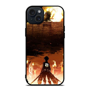 ATTACK ON TITAN ANIME iPhone 15 Plus Case Cover