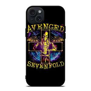 AVENGED SEVENFOLD A7X BAND LOGO iPhone 15 Plus Case Cover AVENGED SEVENFOLD A7X BAND LOGO iPhone 15 Plus Case Cover