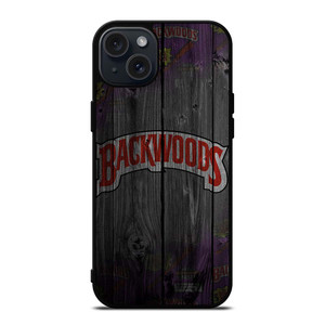 BACKWOODS CIGARETTES WOODEN LOGO iPhone 15 Plus Case Cover