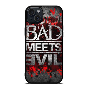 BAD MEETS EVIL RAPPER DUO LOGO 2 iPhone 15 Plus Case Cover BAD MEETS EVIL RAPPER DUO LOGO 2 iPhone 15 Plus Case Cover