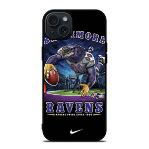 BALTIMORE RAVENS NFL ART iPhone 15 Plus Case Cover BALTIMORE RAVENS NFL ART iPhone 15 Plus Case Cover
