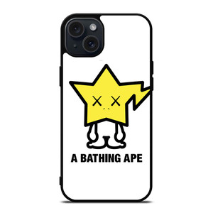 BATHING APE BAPESTA KAWS iPhone 15 Plus Case Cover BATHING APE BAPESTA KAWS iPhone 15 Plus Case Cover