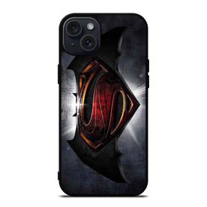 BATMAN VS SUPERMAN LOGO iPhone 15 Plus Case Cover BATMAN VS SUPERMAN LOGO iPhone 15 Plus Case Cover