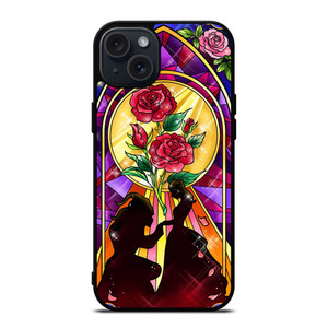 BEAUTY AND THE BEAST ROSE FLAWER iPhone 15 Plus Case Cover