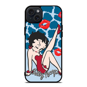 BETTY BOOP KISS CARTOON iPhone 15 Plus Case Cover