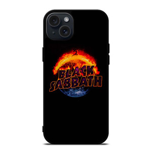 BLACK SABBATH BAND LOGO ART iPhone 15 Plus Case Cover BLACK SABBATH BAND LOGO ART iPhone 15 Plus Case Cover