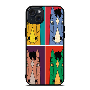 BOJACK HORSEMAN COLORFULL COLLAGE iPhone 15 Plus Case Cover
