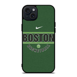 BOSTON CELTICS BASKETBALL NIKE iPhone 15 Plus Case Cover BOSTON CELTICS BASKETBALL NIKE iPhone 15 Plus Case Cover