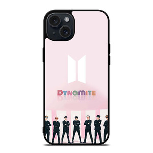 BTS DYNAMITE PINK iPhone 15 Plus Case Cover