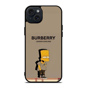 BURBERRY LONDON THE SIMPSONS iPhone 15 Plus Case Cover BURBERRY LONDON THE SIMPSONS iPhone 15 Plus Case Cover