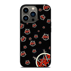 SLAYER ROCK BAND PATTERN iPhone 13 Pro Case Cover