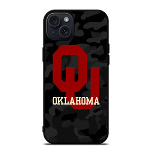 CAMO OKLAHOMA SOONERS LOGO iPhone 15 Plus Case Cover CAMO OKLAHOMA SOONERS LOGO iPhone 15 Plus Case Cover