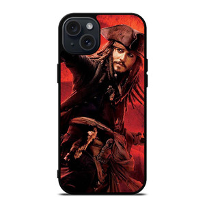 CAPTAIN JACK PIRATES OF THE CARIBBEAN POSTER iPhone 15 Plus Case Cover