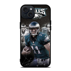 CARSON WENTZ PHILADELPHIA EAGLES iPhone 15 Plus Case Cover