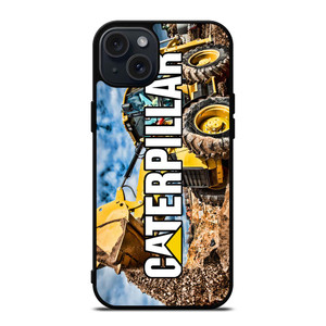 CATERPILLAR EXCAVATOR LOGO iPhone 15 Plus Case Cover CATERPILLAR EXCAVATOR LOGO iPhone 15 Plus Case Cover
