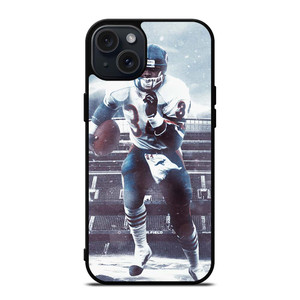 CHICAGO BEARS WALTER PAYTON FOOTBALL iPhone 15 Plus Case Cover CHICAGO BEARS WALTER PAYTON FOOTBALL iPhone 15 Plus Case Cover