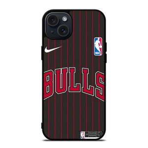 CHICAGO BULLS NIKE NBA STRIPE iPhone 15 Plus Case Cover