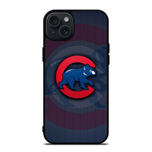 CHICAGO CUBS BEAR ICON iPhone 15 Plus Case Cover CHICAGO CUBS BEAR ICON iPhone 15 Plus Case Cover