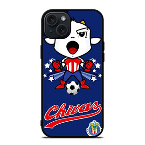 CHIVAS DE GUADALAJARA FOOTBALL MASCOT iPhone 15 Plus Case Cover CHIVAS DE GUADALAJARA FOOTBALL MASCOT iPhone 15 Plus Case Cover