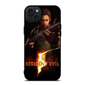 CHRIS REDFIELD RESIDENT EVIL GAMES iPhone 15 Plus Case Cover