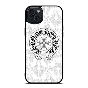 CHROME HEARTS WHITE iPhone 15 Plus Case Cover