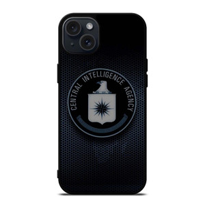 CIA CENTRAL INTELLIGENCE AGENCY METAL LOGO iPhone 15 Plus Case Cover