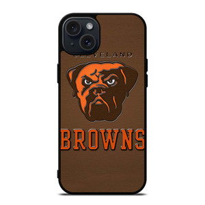 CLEVELAND BROWNS DOG NFL MASCOT iPhone 15 Plus Case Cover CLEVELAND BROWNS DOG NFL MASCOT iPhone 15 Plus Case Cover