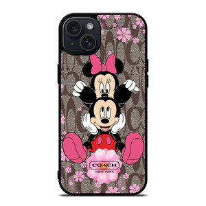 COACH MICKEY and MINNIE MOUSE iPhone 15 Plus Case Cover COACH MICKEY and MINNIE MOUSE iPhone 15 Plus Case Cover