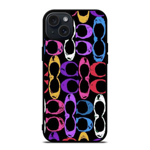COACH NEW YORK ART LOGO iPhone 15 Plus Case Cover COACH NEW YORK ART LOGO iPhone 15 Plus Case Cover