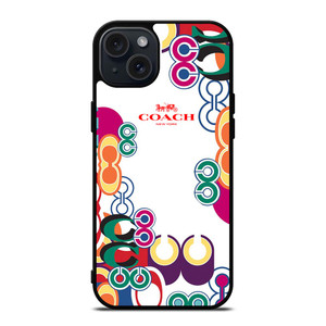 COACH NEW YORK COLOR iPhone 15 Plus Case Cover COACH NEW YORK COLOR iPhone 15 Plus Case Cover