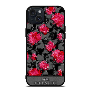 COACH NEW YORK FLOWER 3 iPhone 15 Plus Case Cover COACH NEW YORK FLOWER 3 iPhone 15 Plus Case Cover