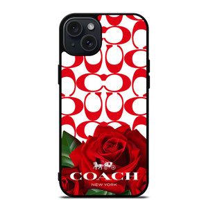 COACH NEW YORK FLOWER 4 iPhone 15 Plus Case Cover